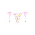 Lettuce Edge Thong Tie Bikini Bottom - Cutie Frutti For Cheap