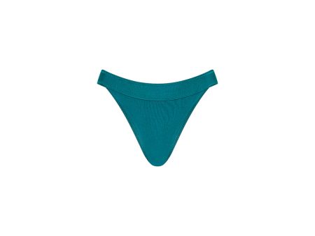 Wide Band Mid Full Coverage Bikini Bottom - Cenote Sale