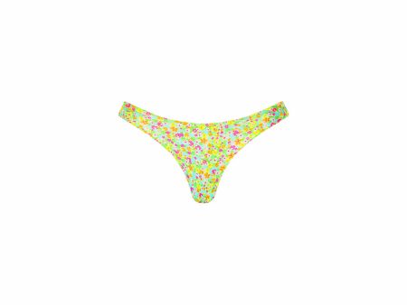 Minimal Full Coverage Bikini Bottom - Wild Flower Cheap