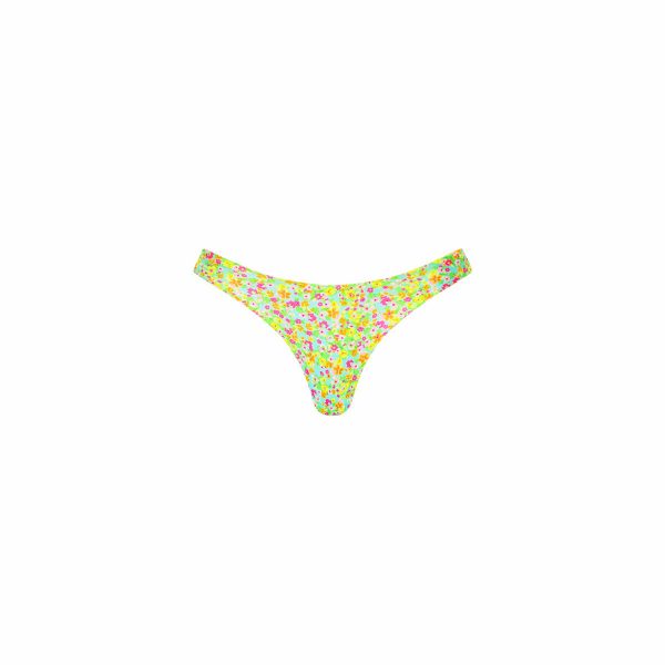 Minimal Full Coverage Bikini Bottom - Wild Flower Cheap