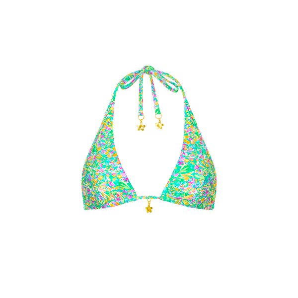 Bind Tie Halter Bikini Top - Spring Fling For Discount