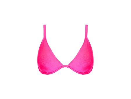 Underwire Triangle D+ Cup Bikini Top - Posh Pink Supply