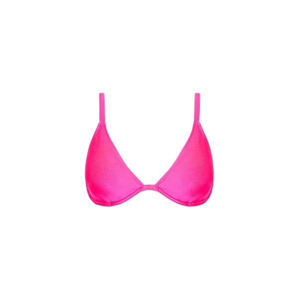 Underwire Triangle D+ Cup Bikini Top - Posh Pink Supply