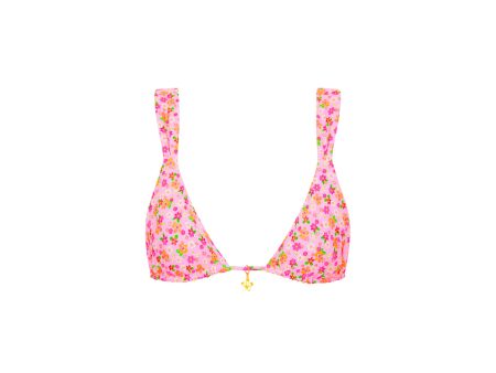 Slide Bralette Bikini Top - Frangipani Fever Supply