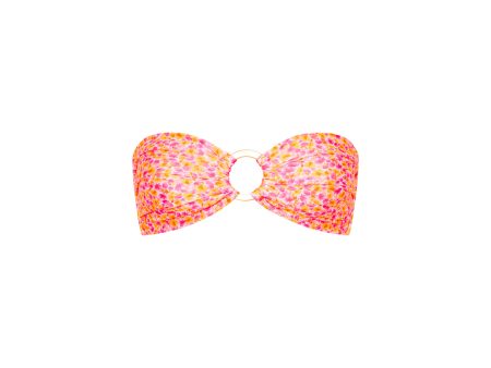 Strapless Bandeau Bikini Top - Sherbet Shimmer For Sale