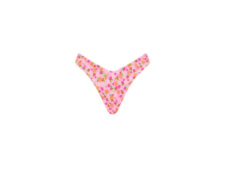 Y Cheeky Bikini Bottom - Frangipani Fever Hot on Sale