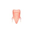 Ruched Bandeau One Piece - Sherbet Shimmer Cheap