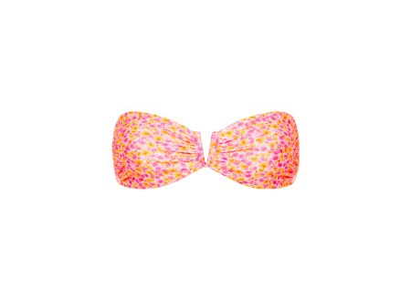 V Strapless Bandeau Bikini Top - Sherbet Shimmer Online Sale