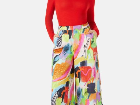 Aerial Abstract Culotte Online Hot Sale