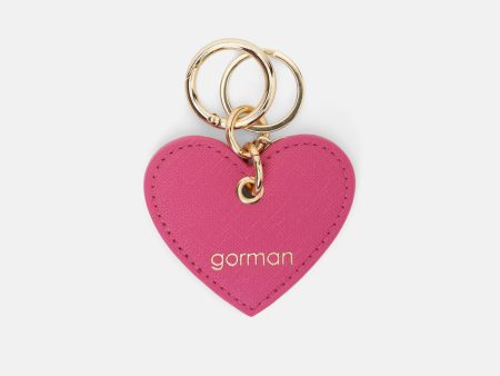 Heart Pink Red Keyring Hot on Sale