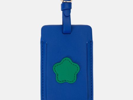 Blue Flower Luggage Tag Discount